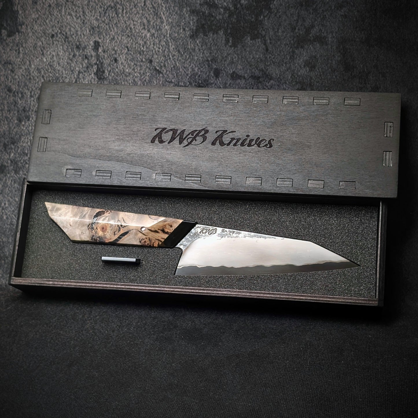 145mm Stainless San-Mai K-Tip utility Knife | Handmade Kitchen Knives - KWB Knives