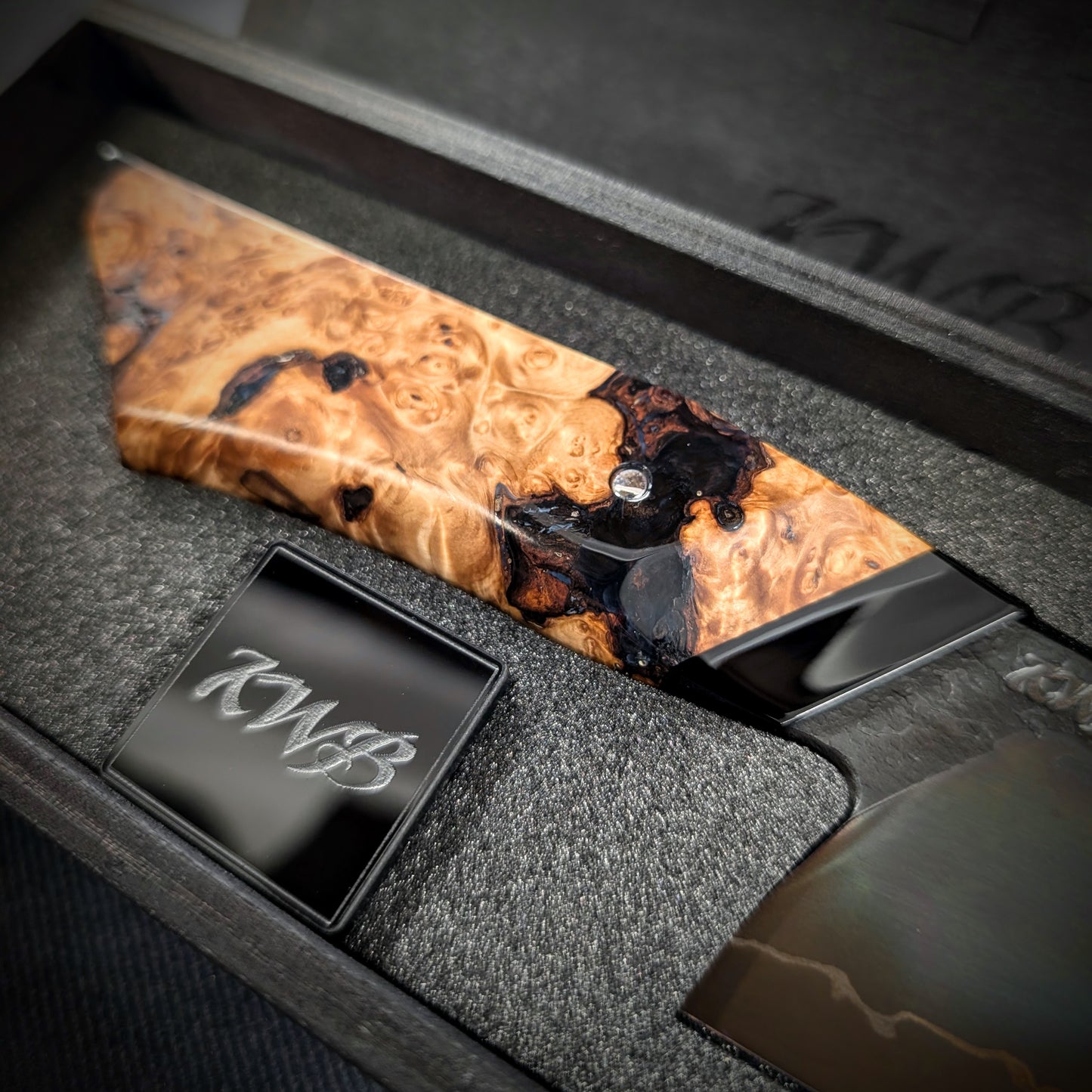 120mm Lightning Nakiri Veg Knife | Handmade Kitchen Knives