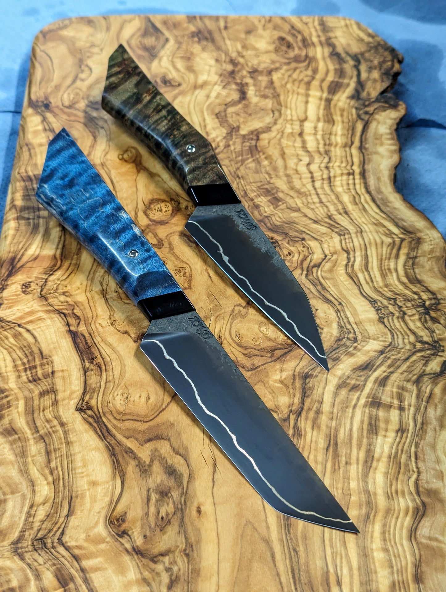 Handmade san-mai paring knife 