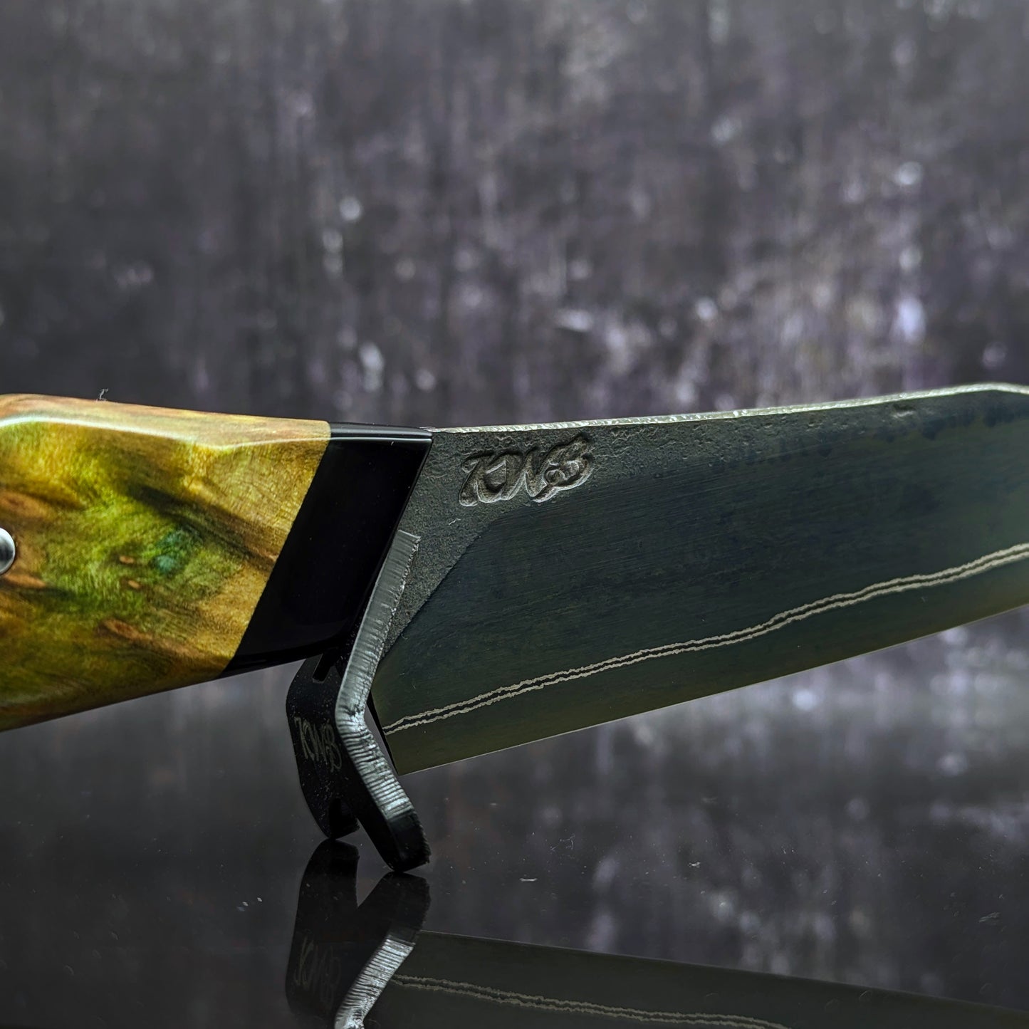 110mm double stripe Paring knife | Handmade Kitchen Knives-KWB Knives