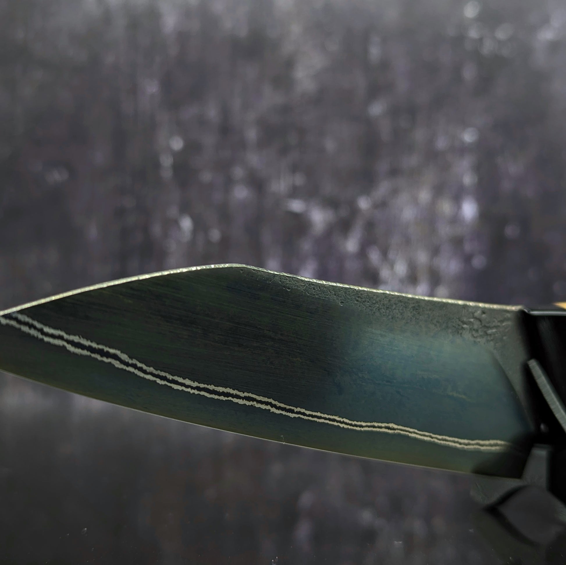 110mm double stripe Paring knife | Handmade Kitchen Knives-KWB Knives