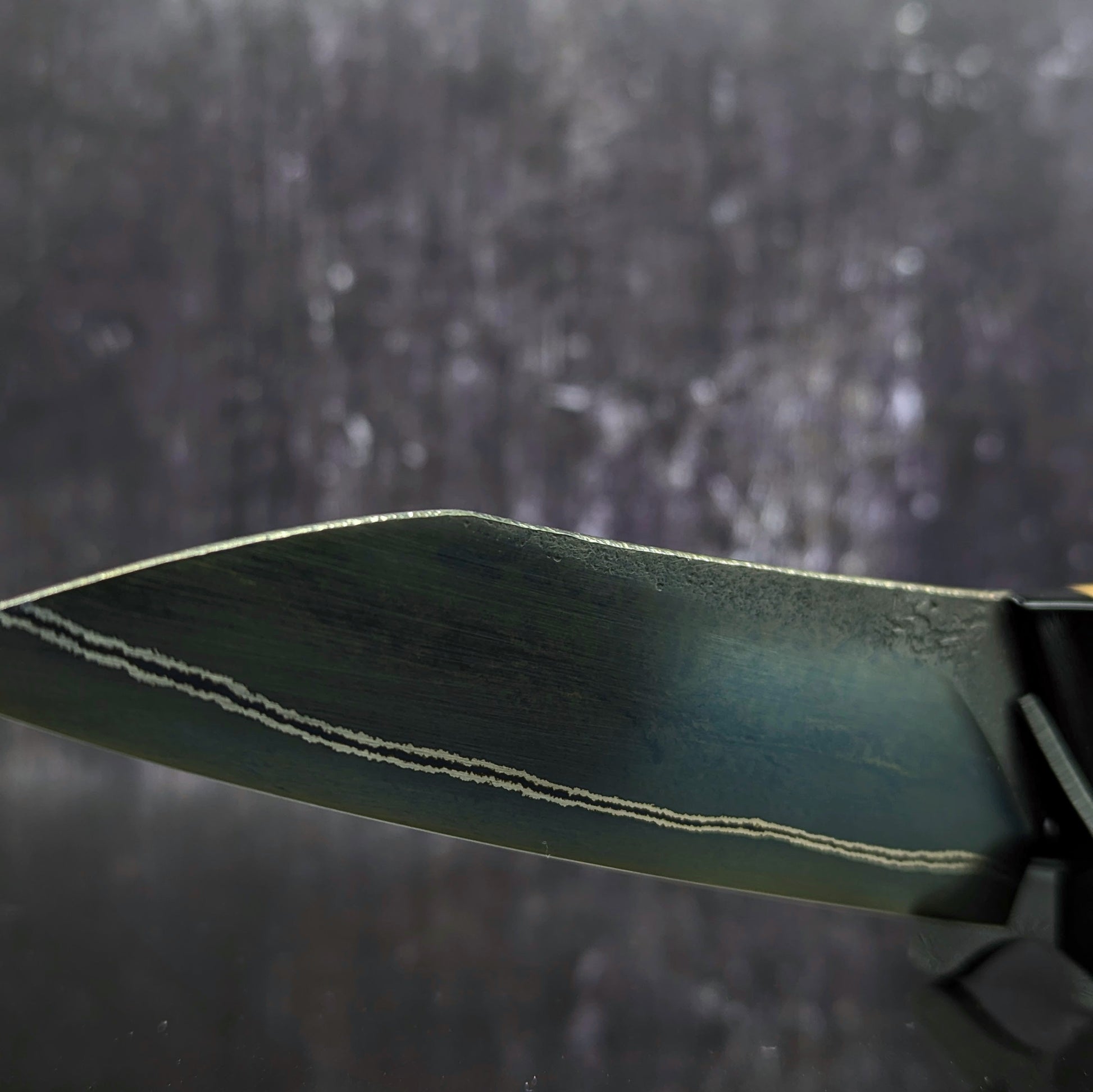 110mm double stripe Paring knife | Handmade Kitchen Knives - KWB Knives