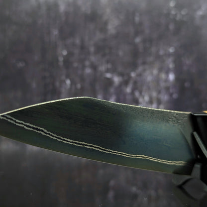 110mm double stripe Paring knife | Handmade Kitchen Knives - KWB Knives