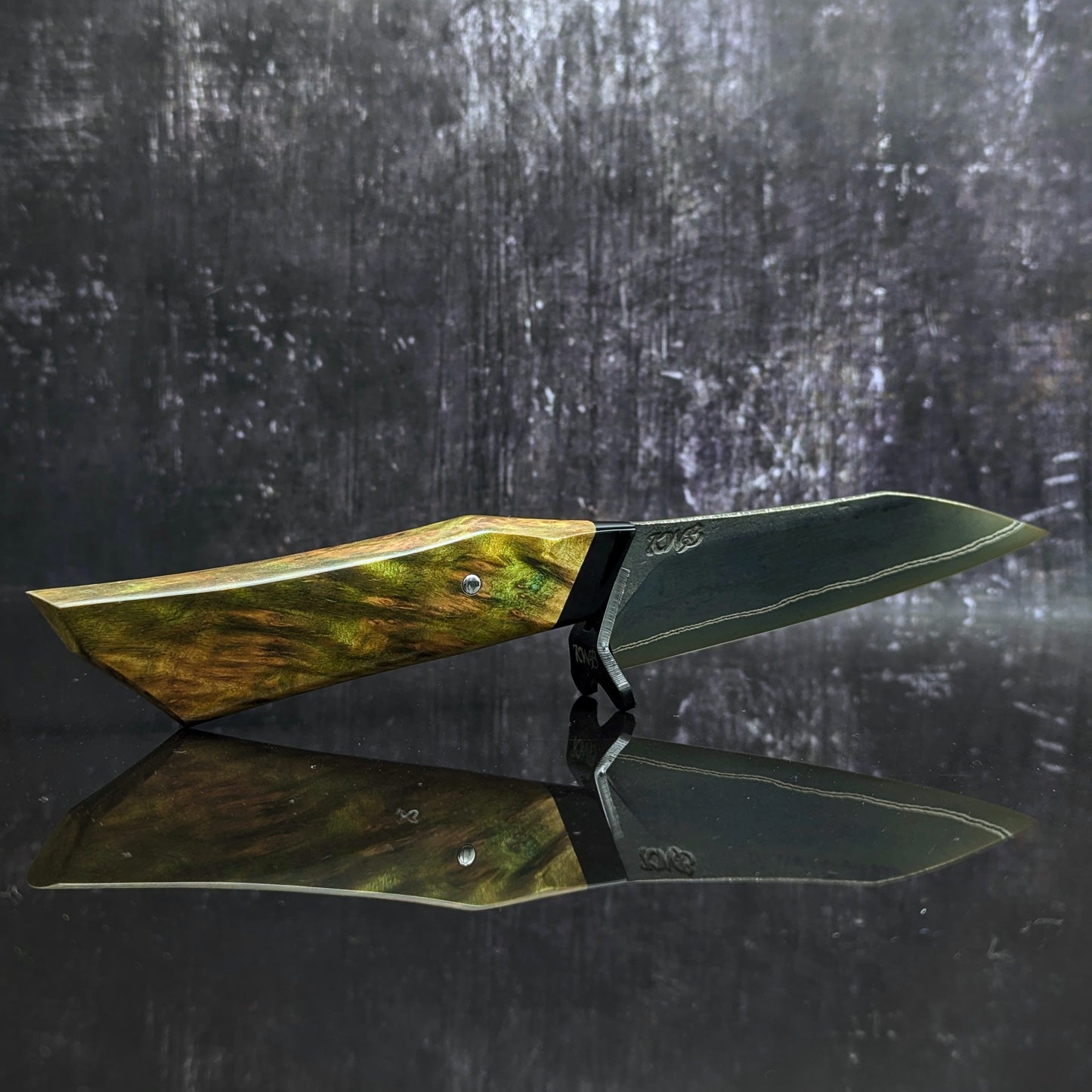 110mm double stripe Paring knife | Handmade Kitchen Knives - KWB Knives