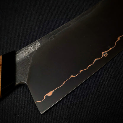 120mm Cu-Mai Nakiri | Handmade Kitchen Knives - KWB Knives