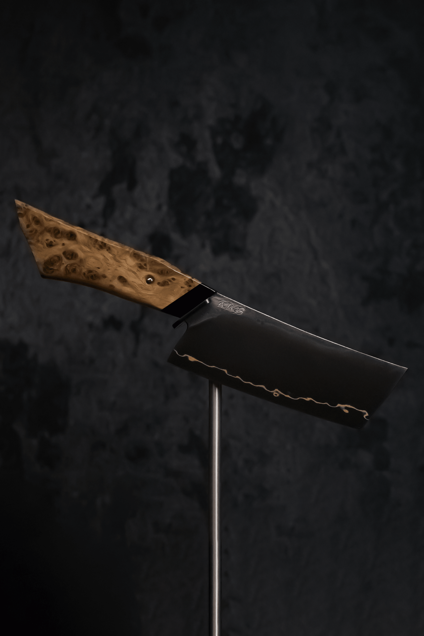 120mm Cu-Mai Nakiri | Handmade Kitchen Knives - KWB Knives