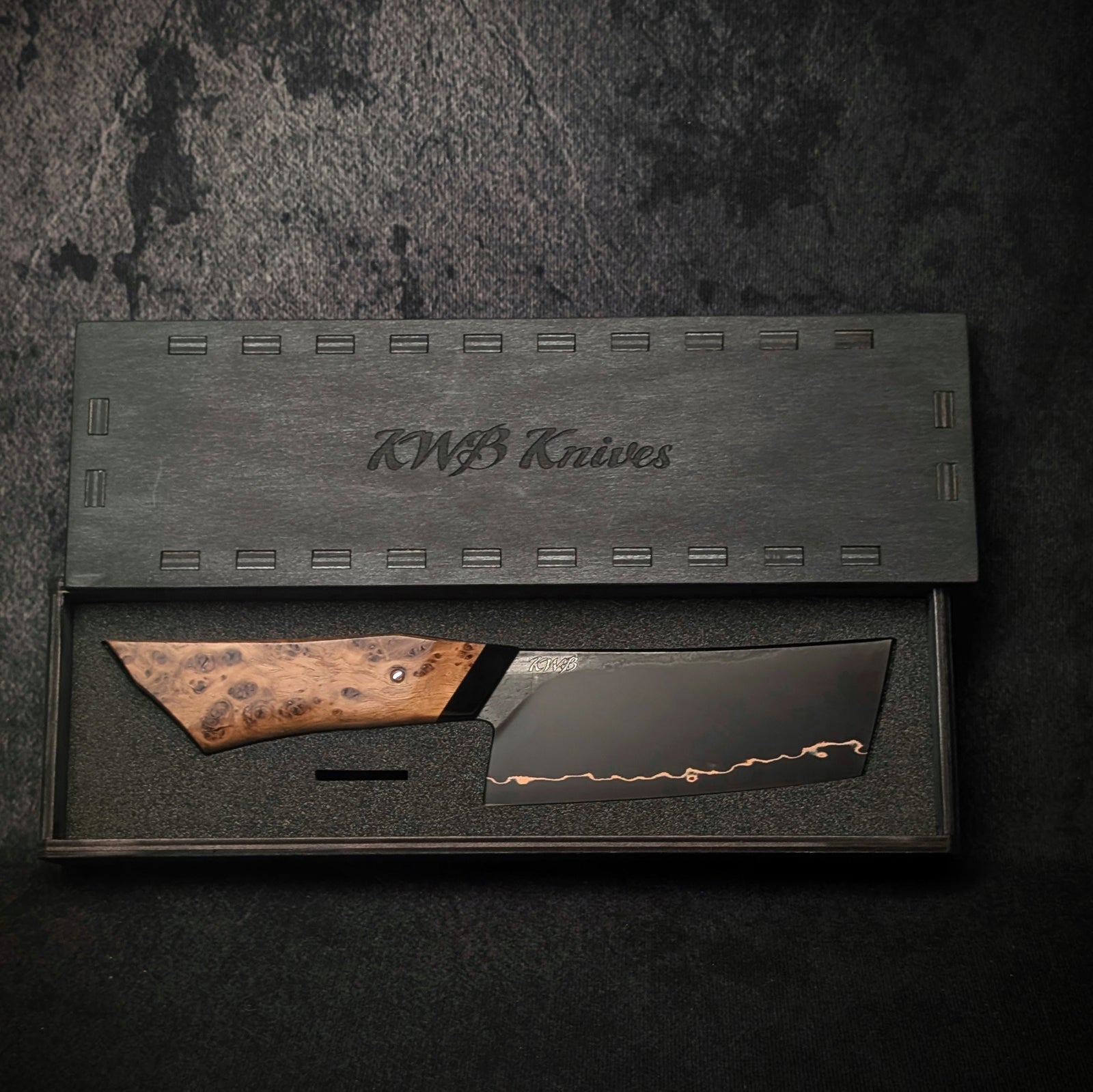 120mm Cu-Mai Nakiri | Handmade Kitchen Knives - KWB Knives