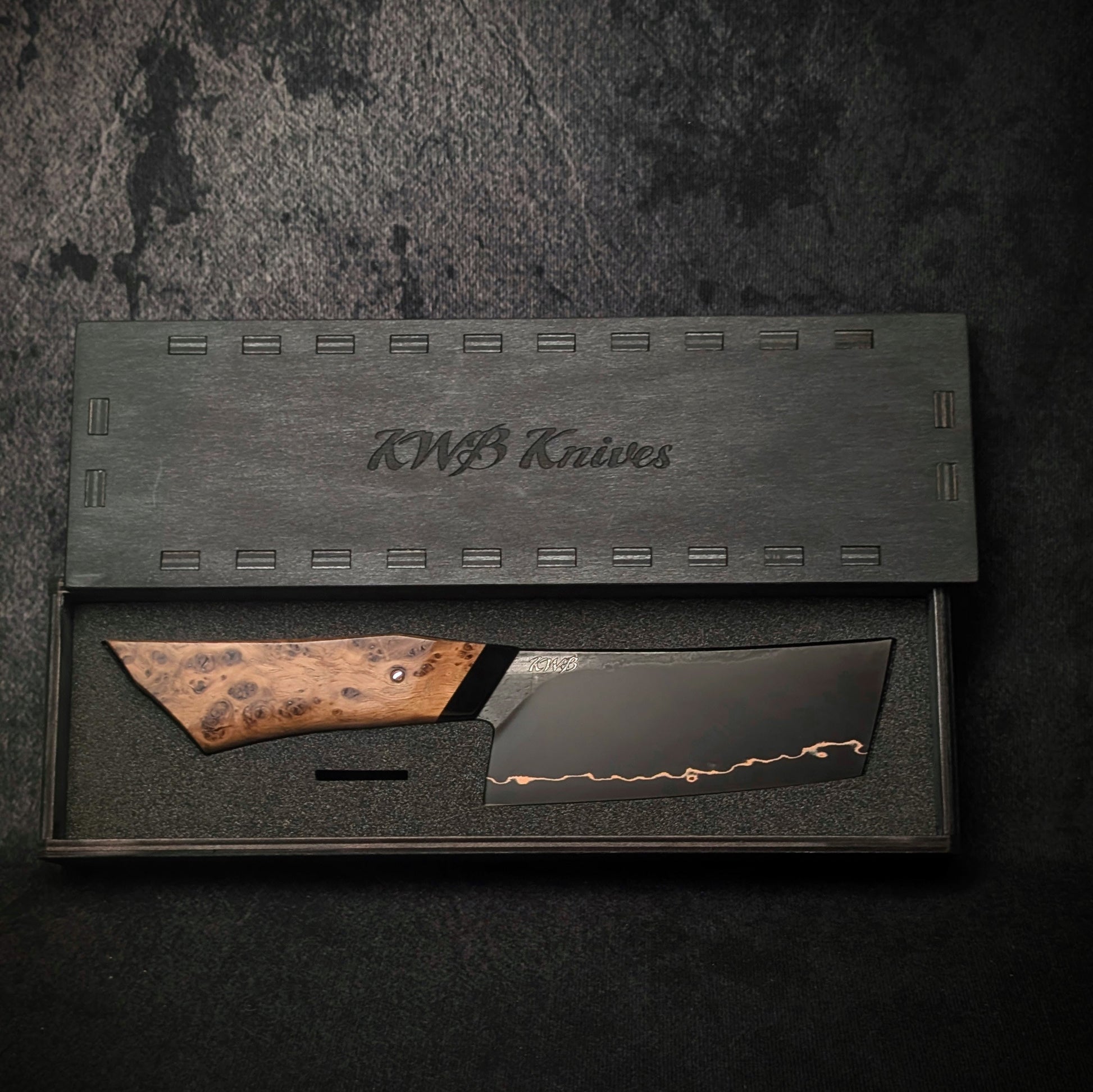120mm Cu-Mai Nakiri | Handmade Kitchen Knives - KWB Knives