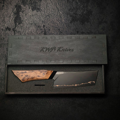 120mm Cu-Mai Nakiri | Handmade Kitchen Knives - KWB Knives