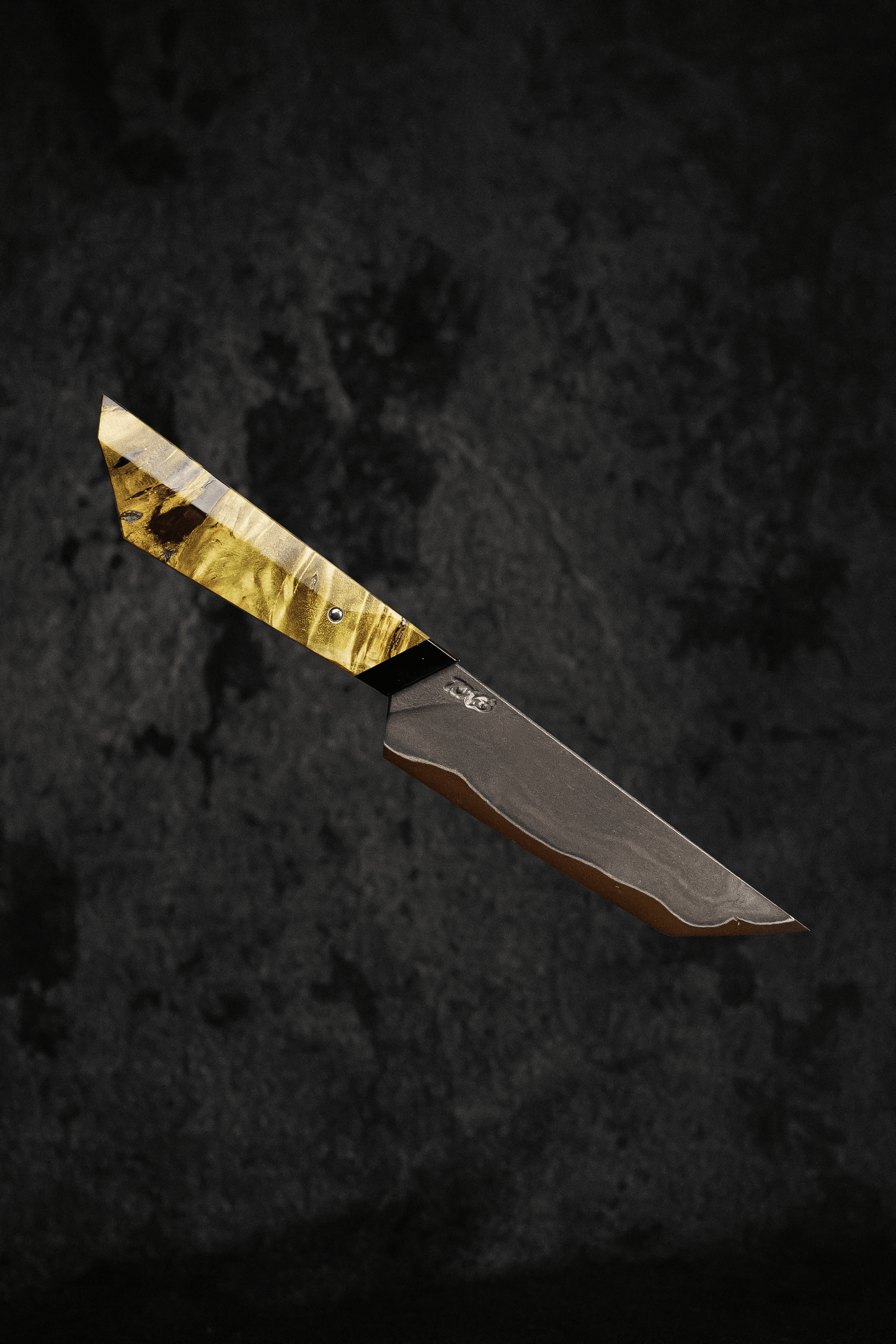 125mm Tanto Paring Knife | Handmade Kitchen Knives - KWB Knives