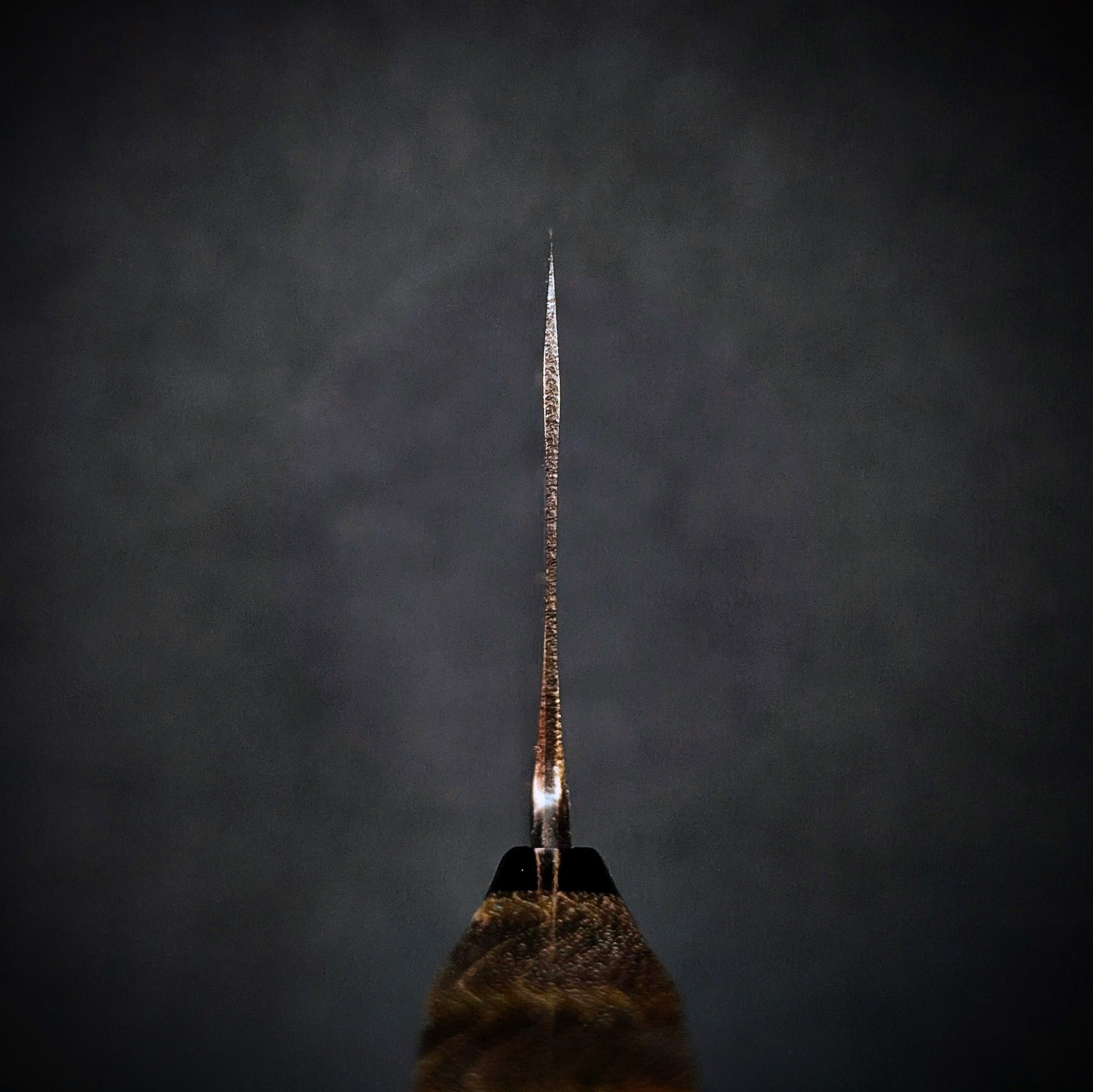 130mm Nickel Damascus Nakiri Veg Knife | Handmade Kitchen Knives - KWB Knives