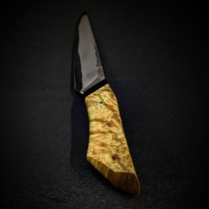 140mm Stainless San-Mai Knife | Handmade Outdoor Knives - KWB Knives
