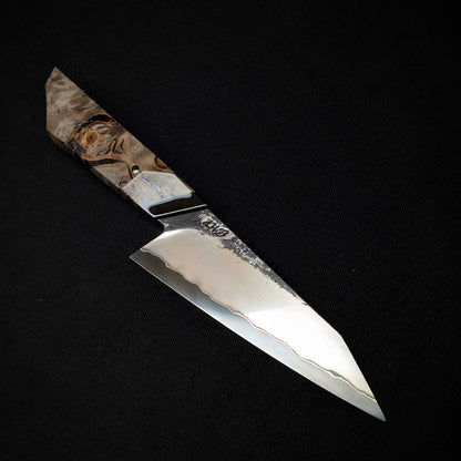 145mm Stainless San-Mai K-Tip utility Knife | Handmade Kitchen Knives - KWB Knives