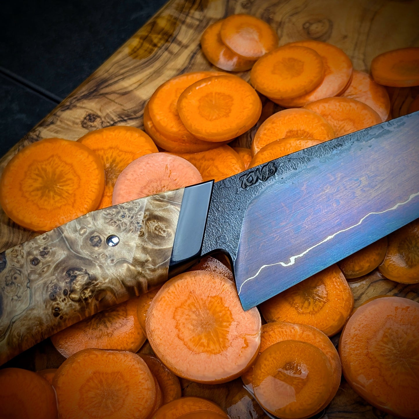 160mm K-Tip Utility Knife | Handmade Kitchen Knives - KWB Knives