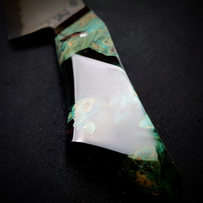 160mm Stainless San-Mai Utility Knife | Handmade Kitchen Knives (test) - KWB Knives
