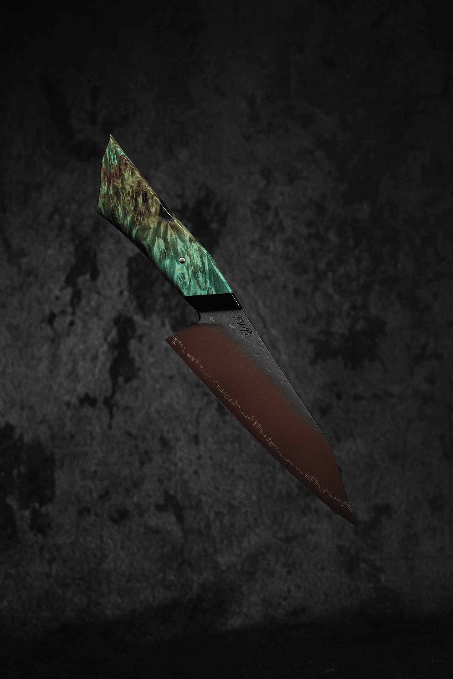 165mm Barbed Wire utility Knife | Handmade Kitchen Knives - KWB Knives