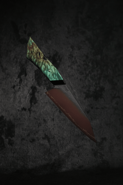 165mm Barbed Wire utility Knife | Handmade Kitchen Knives - KWB Knives