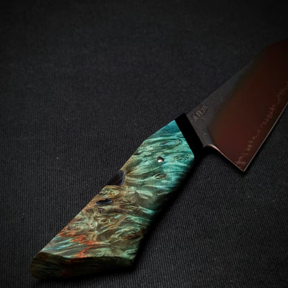 165mm Barbed Wire utility Knife | Handmade Kitchen Knives - KWB Knives