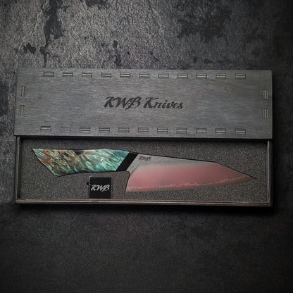 165mm Barbed Wire utility Knife | Handmade Kitchen Knives - KWB Knives