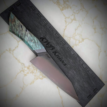165mm Barbed Wire utility Knife | Handmade Kitchen Knives - KWB Knives