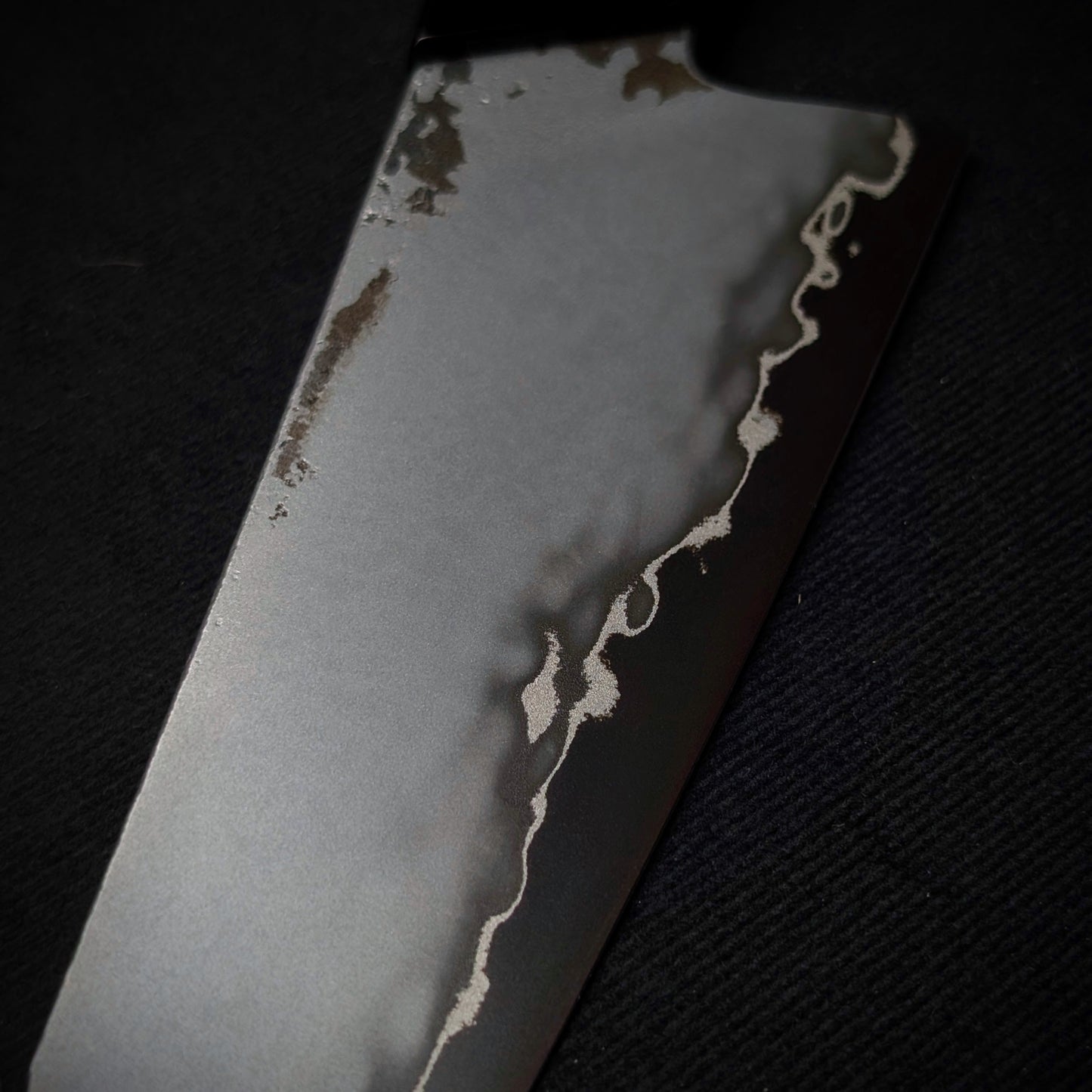 165mm Stainless San-Mai Utility Knife | Handmade Kitchen Knives - KWB Knives