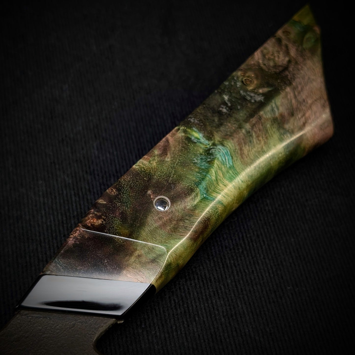 210mm Wrought iron Gyuto Chef Knife | Handmade Kitchen Knives - KWB Knives