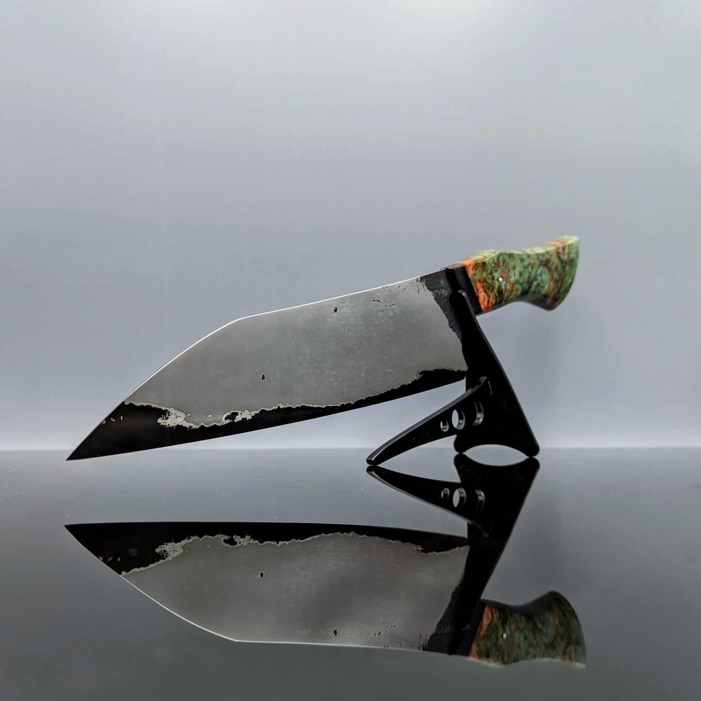 220mm Stainless San-Mai Bunka | Handmade Kitchen Knives-KWB Knives