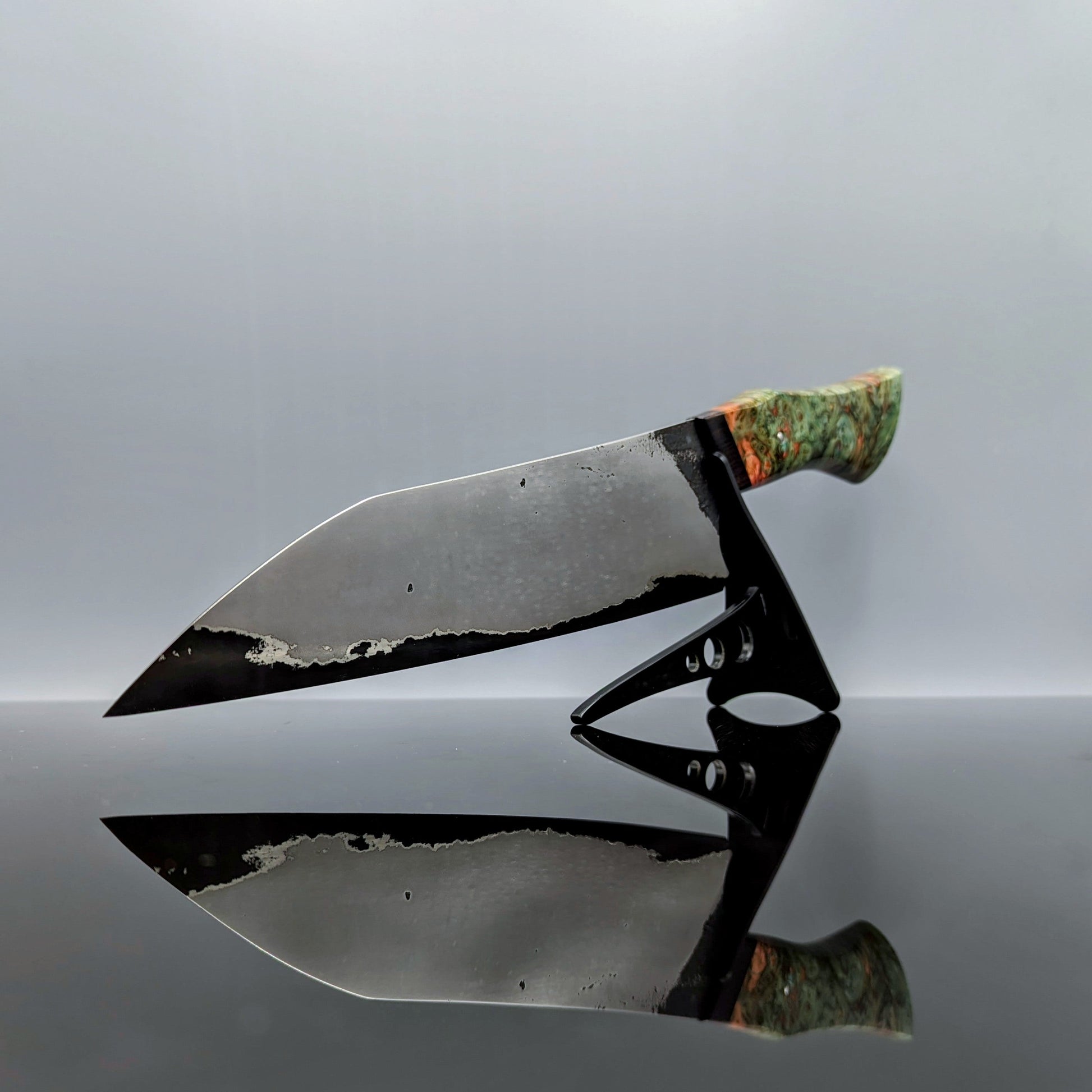 220mm Stainless San-Mai Bunka | Handmade Kitchen Knives-KWB Knives