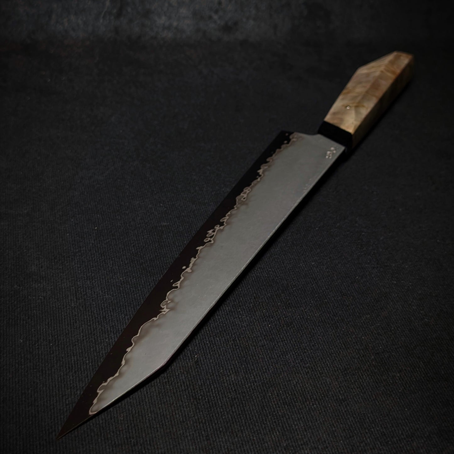 285mm Stainless San-Mai Carving Knife | Handmade Kitchen Knives - KWB Knives