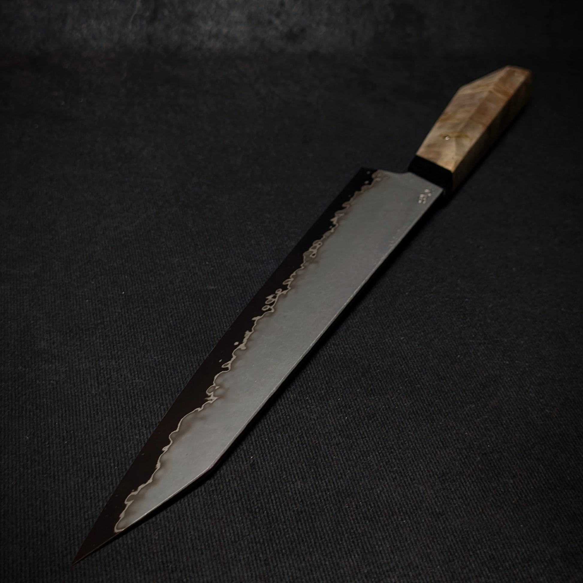 285mm Stainless San-Mai Carving Knife | Handmade Kitchen Knives - KWB Knives