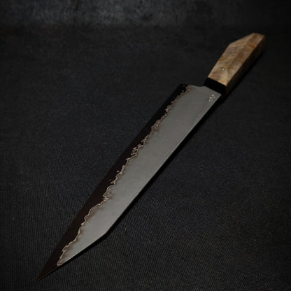 285mm Stainless San-Mai Carving Knife | Handmade Kitchen Knives - KWB Knives