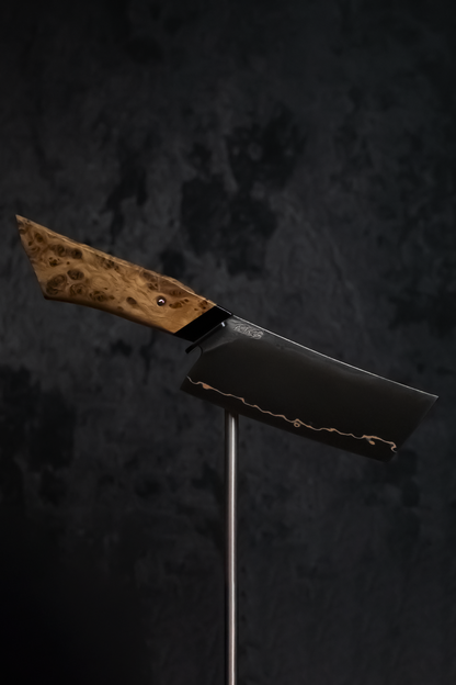 120mm Cu-Mai Nakiri | Handmade Kitchen Knives