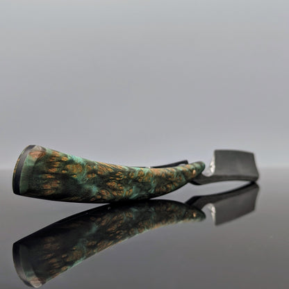 6/8 Damascus Straight Razor | Handmade shaving products - KWB Knives