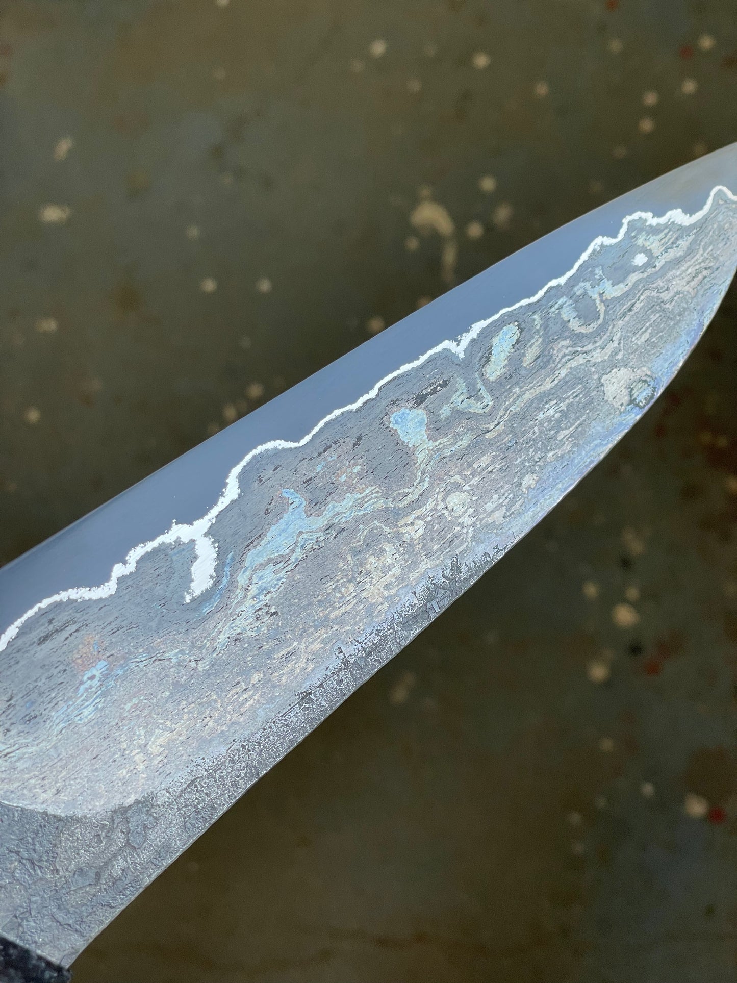 Wrought iron San-Mai Knife Making Steel Billet-KWB Knives