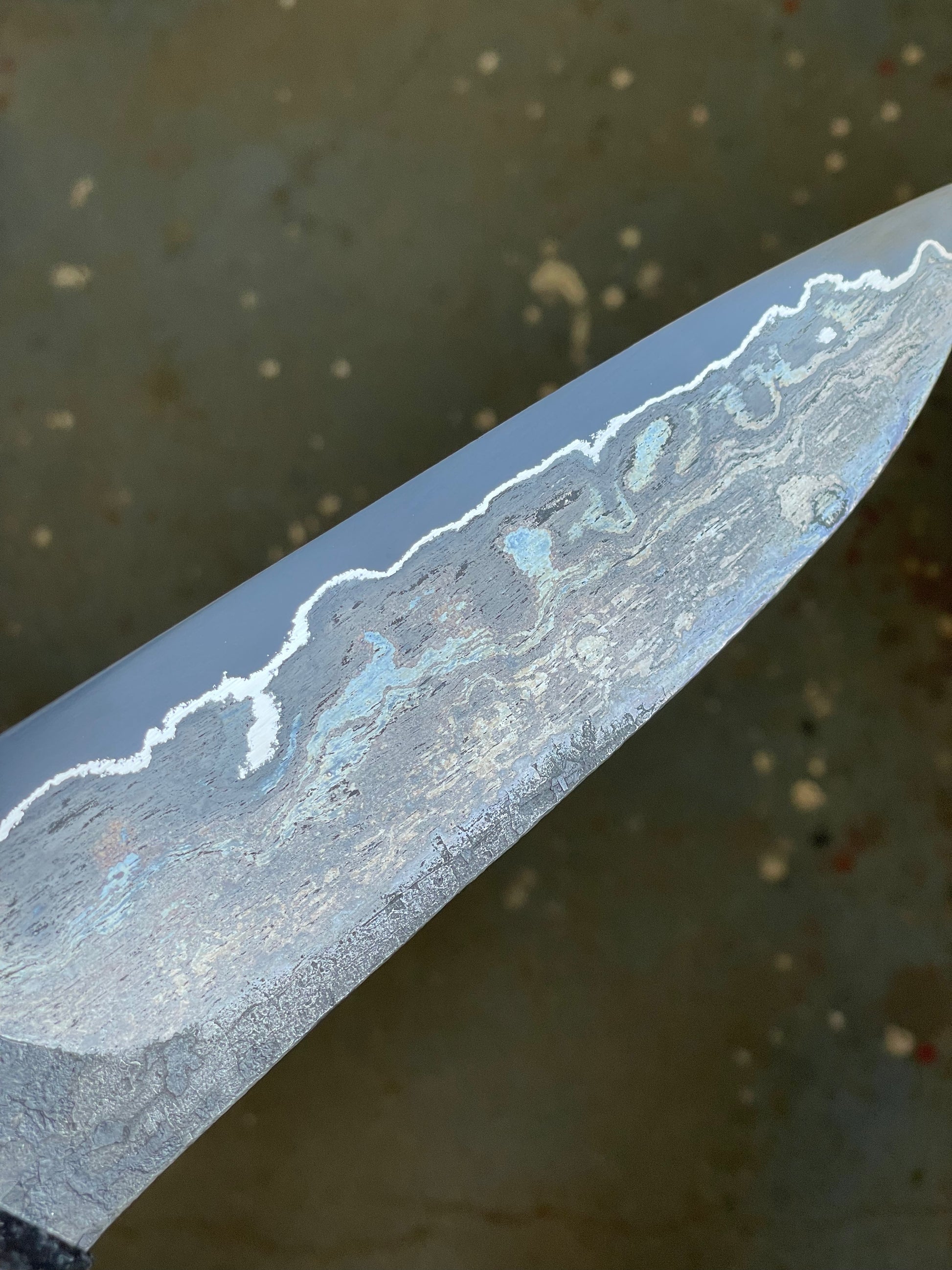 Wrought iron San-Mai Knife Making Steel Billet-KWB Knives