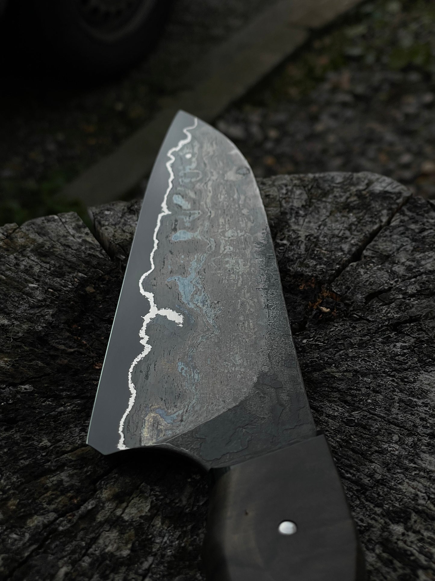 Wrought iron San-Mai Knife Making Steel Billet-KWB Knives