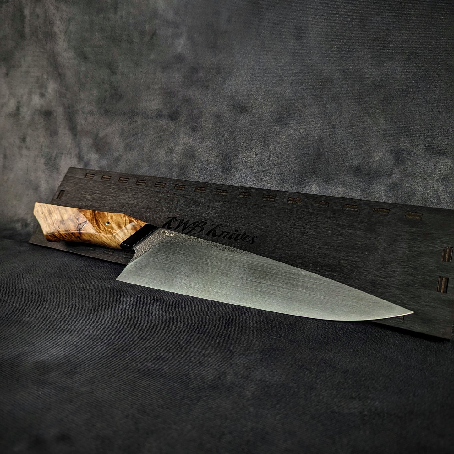 245mm Stainless Steel Chef Knife | Handmade Kitchen Knives-KWB Knives