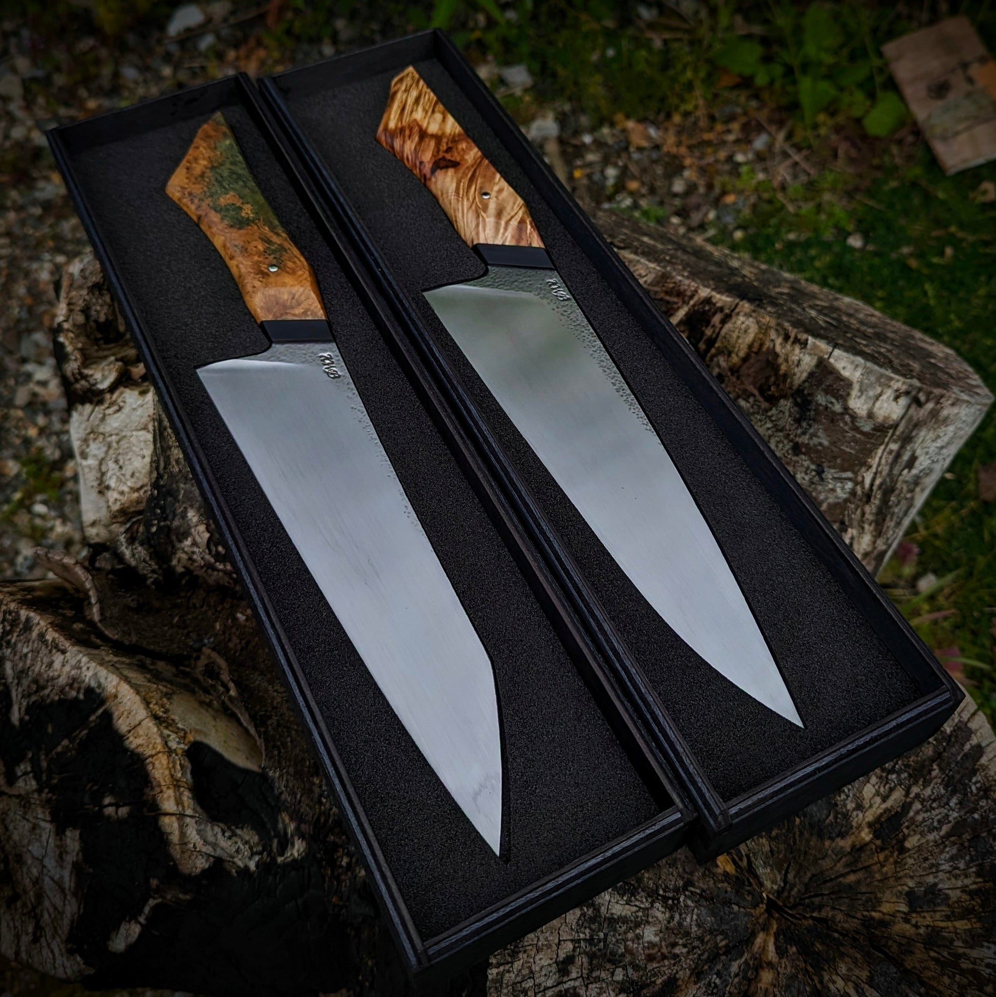 245mm Stainless Steel Chef Knife | Handmade Kitchen Knives-KWB Knives