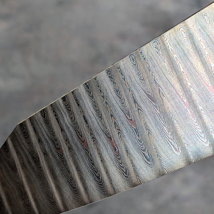 230mm Ladder damascus K-tip Gyuto | Handmade Kitchen Knives