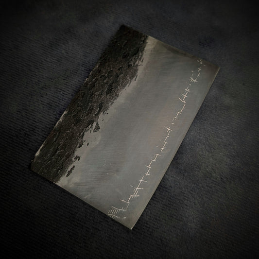 Barbed wire San-Mai 80crv2 Knife Making Steel Billet