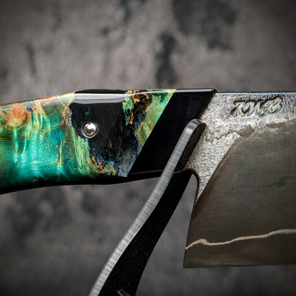 115mm Nakiri Veg Knife | Handmade Kitchen Knives-KWB Knives