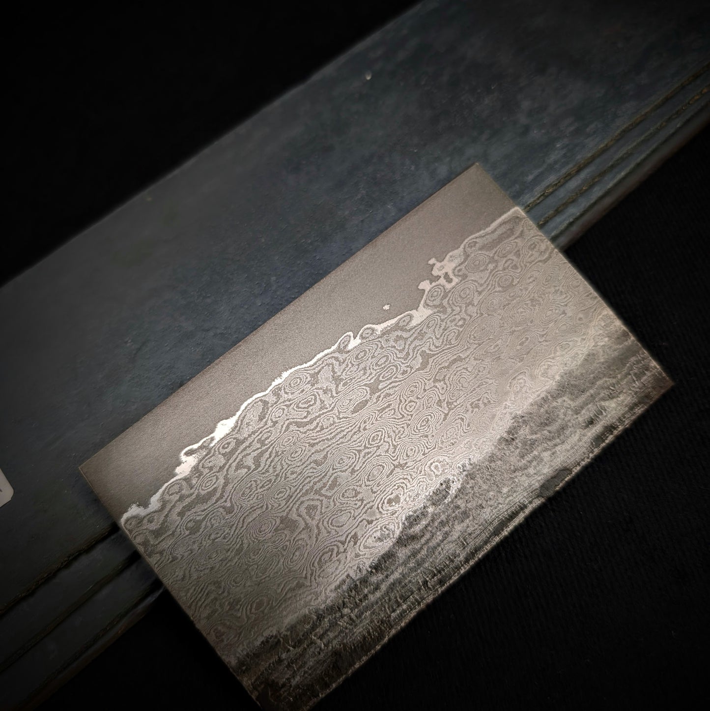 Damascus San-Mai Knife Making Steel Billet
