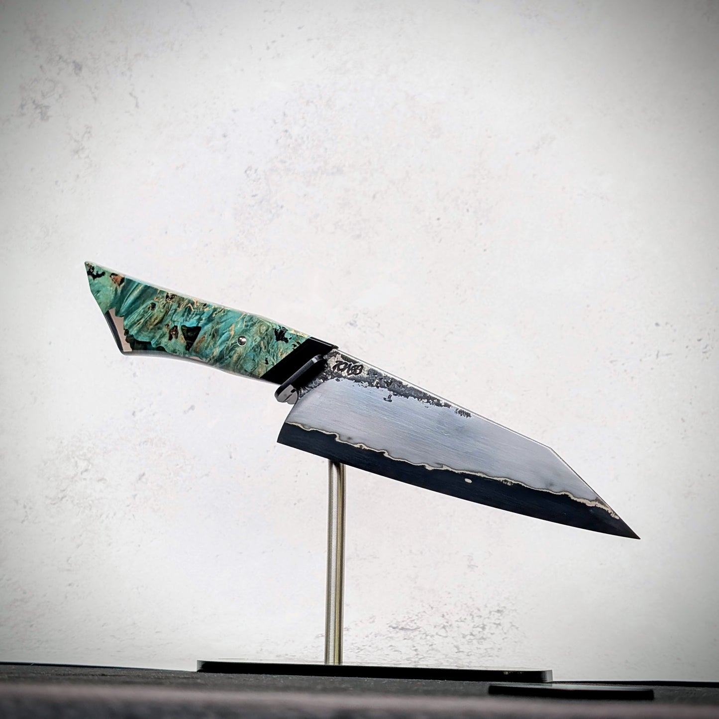 160mm Stainless San-Mai Utility Knife | Handmade Kitchen Knives-KWB Knives