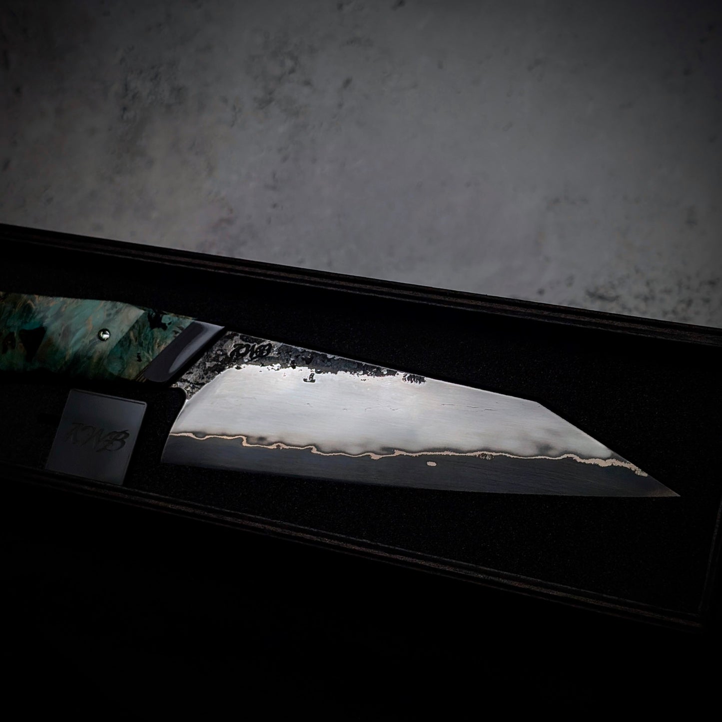 160mm Stainless San-Mai Utility Knife | Handmade Kitchen Knives-KWB Knives