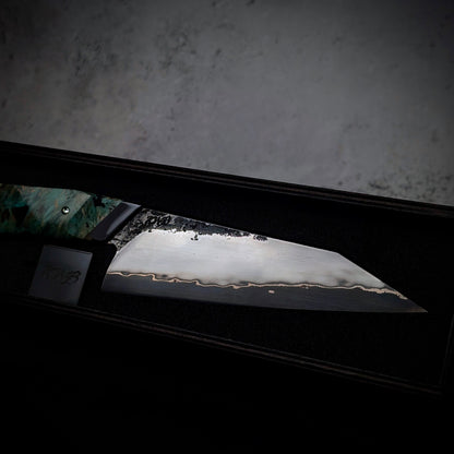 160mm Stainless San-Mai Utility Knife | Handmade Kitchen Knives-KWB Knives