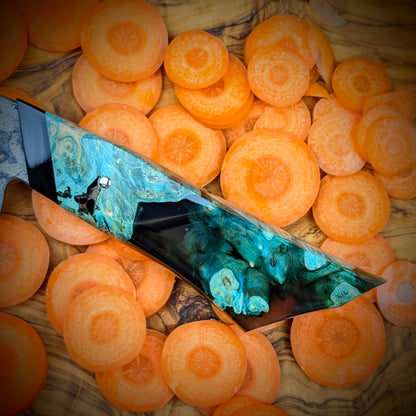 160mm Stainless San-Mai Utility Knife | Handmade Kitchen Knives-KWB Knives