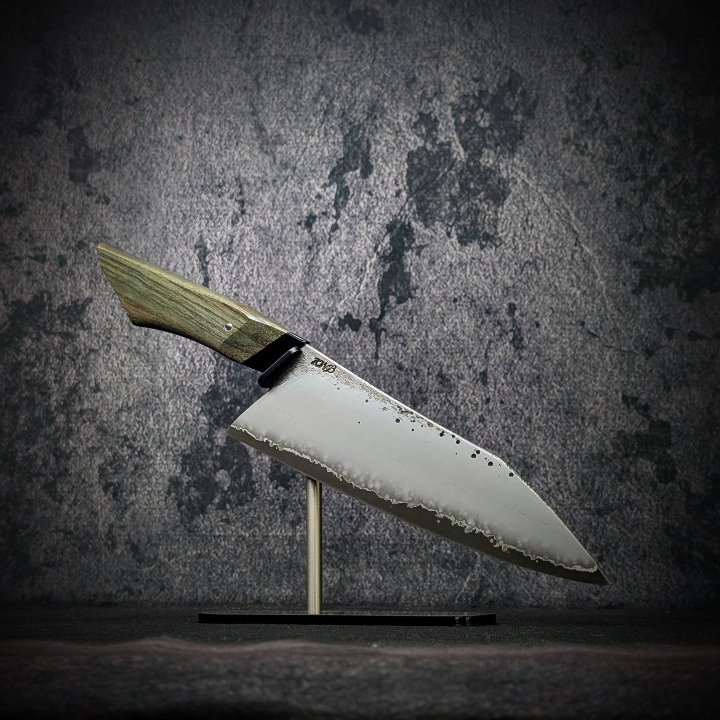 210mm Stainless San-Mai Chef Knife | Handmade Kitchen Knives-KWB Knives