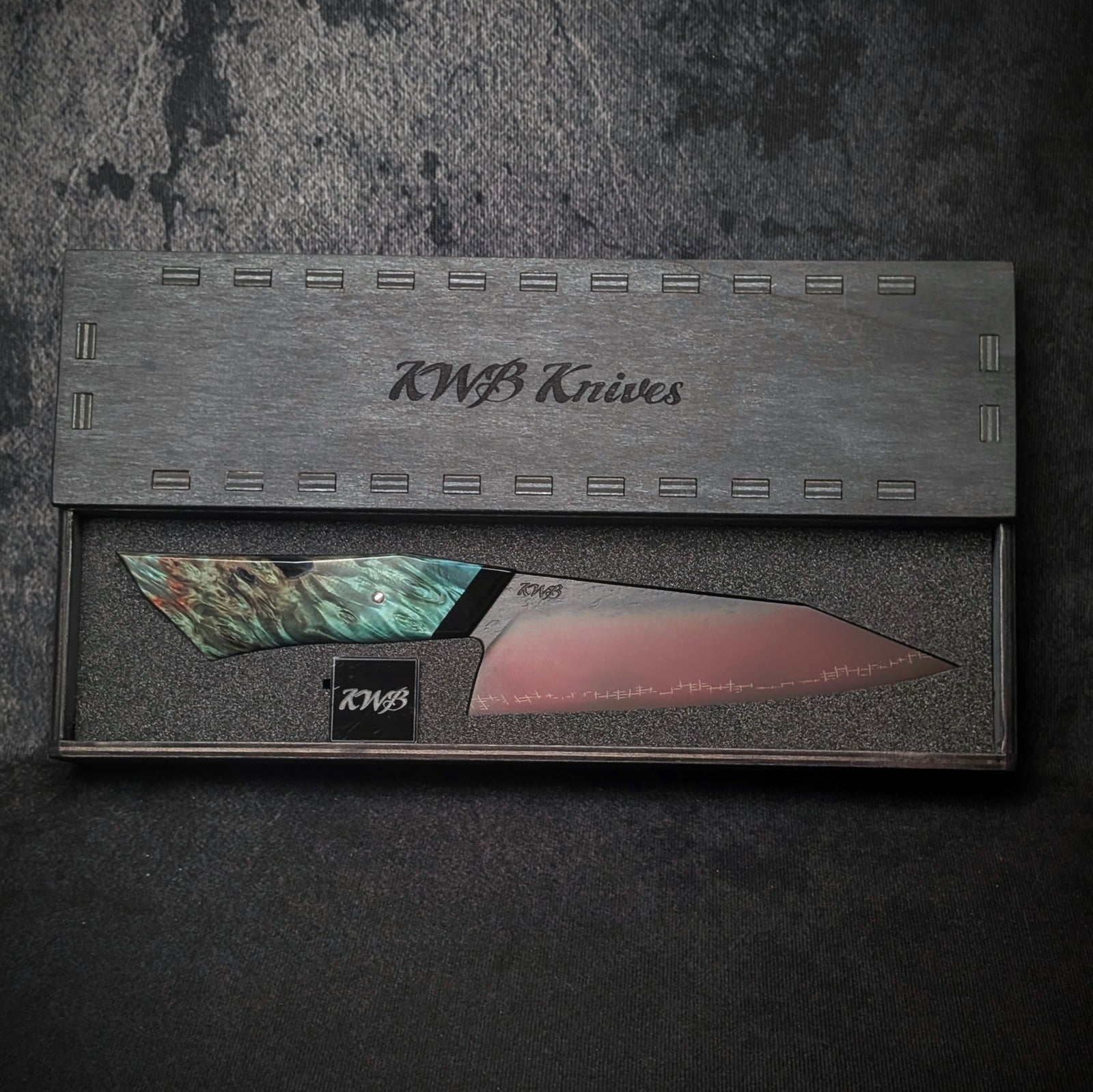 165mm Barbed Wire utility Knife | Handmade Kitchen Knives