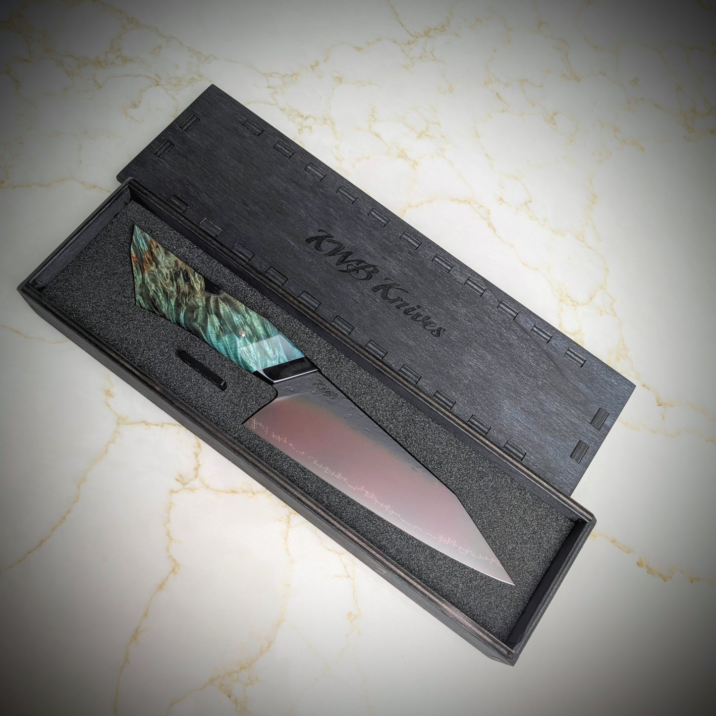 165mm Barbed Wire utility Knife | Handmade Kitchen Knives