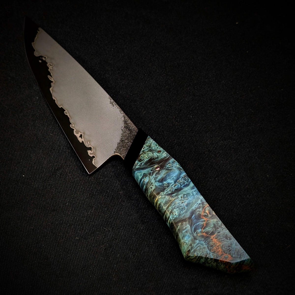 170mm Stainless San-Mai Chef Utility Knife | Handmade Kitchen Knives
